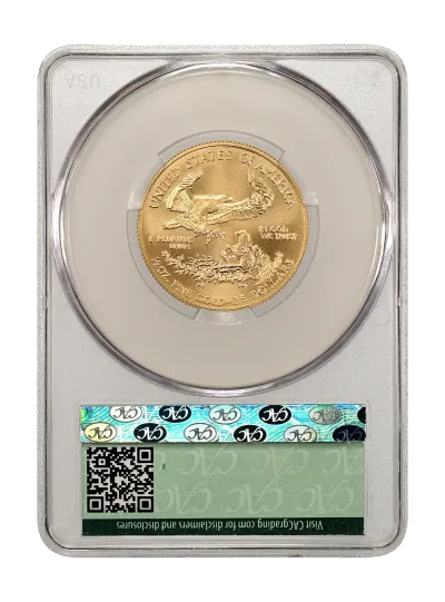 CAC Grading Coin Reverse