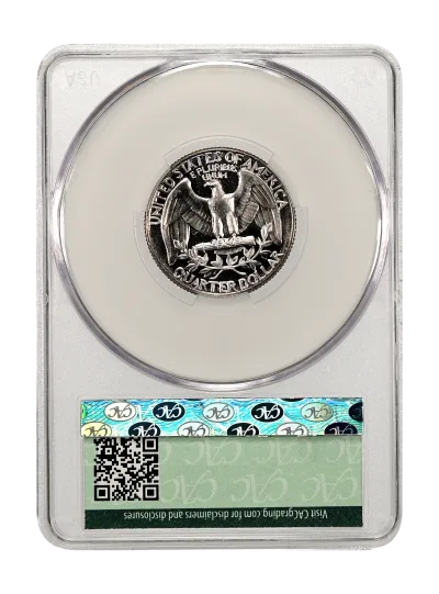 CAC Grading Coin Reverse