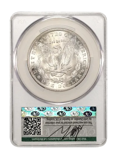 CAC Grading Coin Reverse
