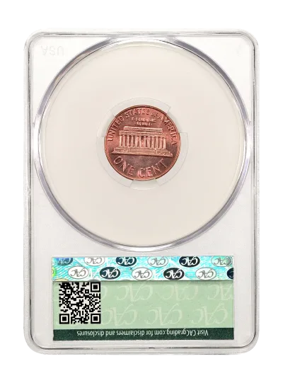 CAC Grading Coin Reverse