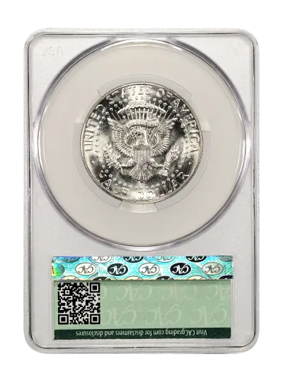 CAC Grading Coin Reverse