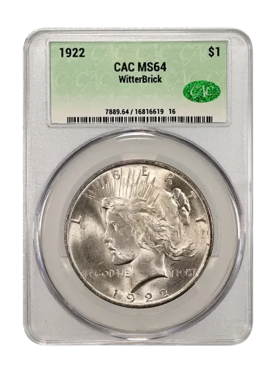 CAC Grading Coin Obverse