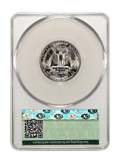 CAC Grading Coin Reverse