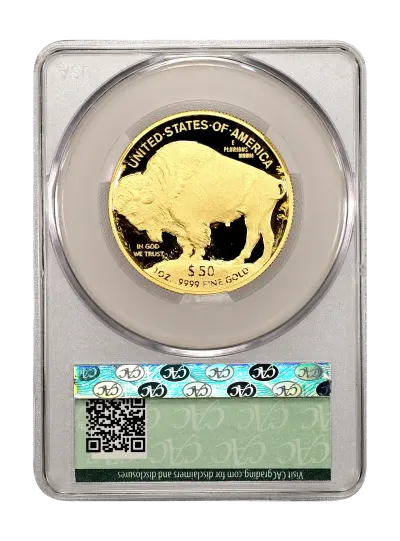 CAC Grading Coin Reverse