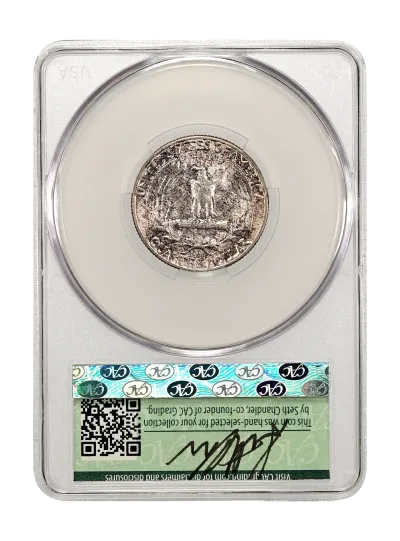 CAC Grading Coin Reverse
