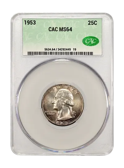CAC Grading Coin Obverse