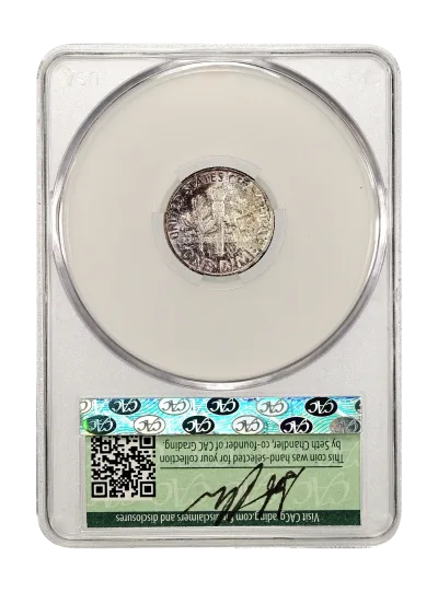CAC Grading Coin Reverse