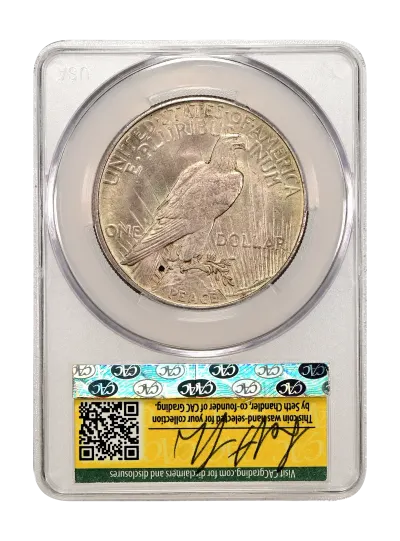 CAC Grading Coin Reverse