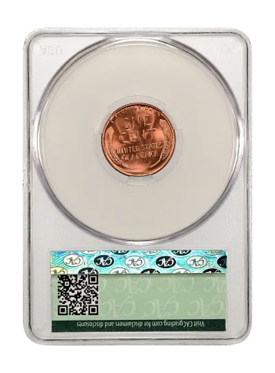 CAC Grading Coin Reverse