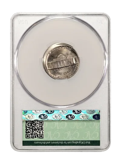 CAC Grading Coin Reverse