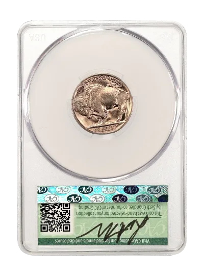 CAC Grading Coin Reverse