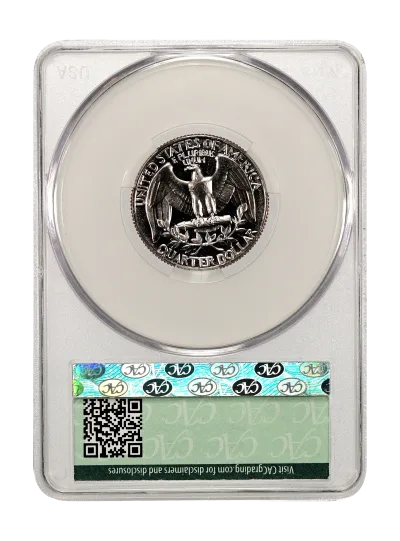 CAC Grading Coin Reverse