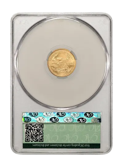 CAC Grading Coin Reverse