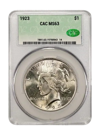 CAC Grading Coin Obverse