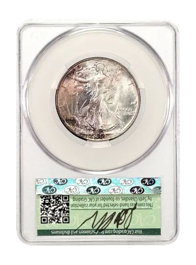 CAC Grading Coin Reverse