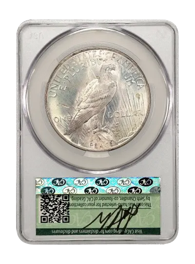 CAC Grading Coin Reverse