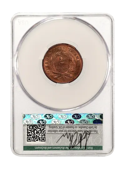 CAC Grading Coin Reverse