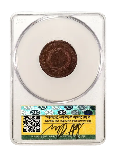 CAC Grading Coin Reverse