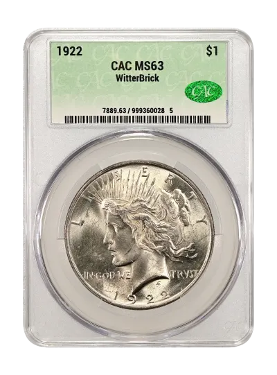 CAC Grading Coin Obverse