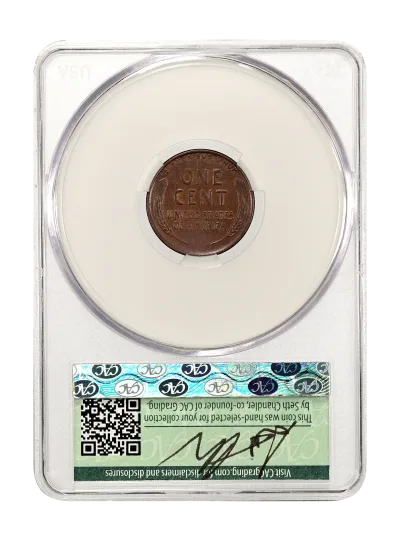 CAC Grading Coin Reverse