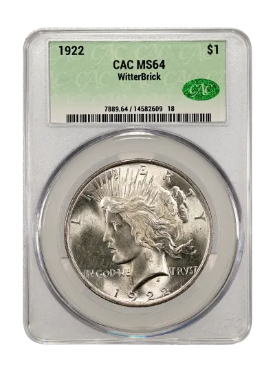 CAC Grading Coin Obverse