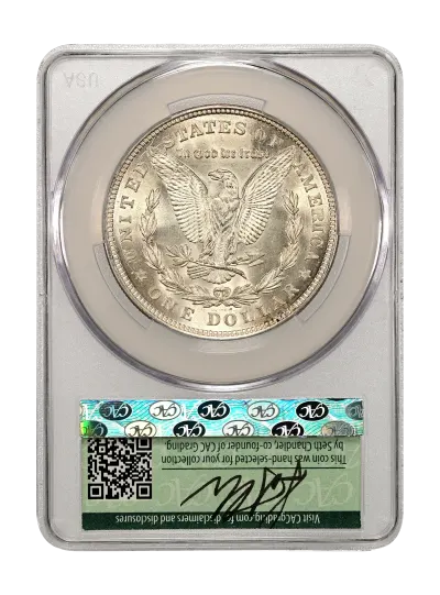 CAC Grading Coin Reverse