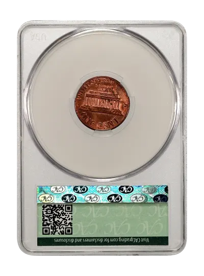 CAC Grading Coin Reverse