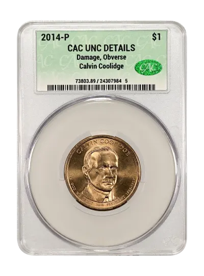 CAC Grading Coin Obverse