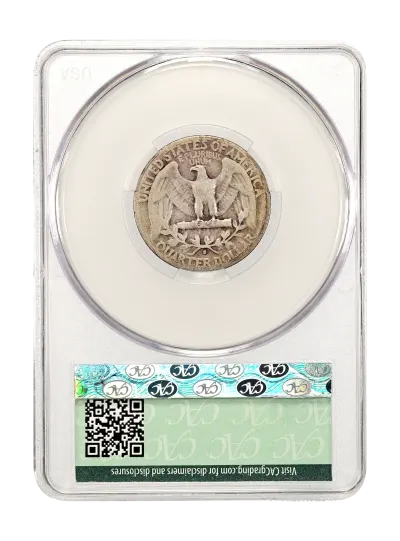 CAC Grading Coin Reverse