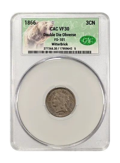 CAC Grading Coin Obverse