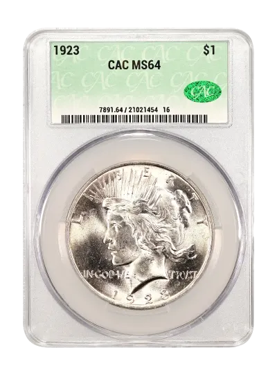 CAC Grading Coin Obverse