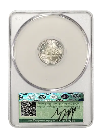 CAC Grading Coin Reverse