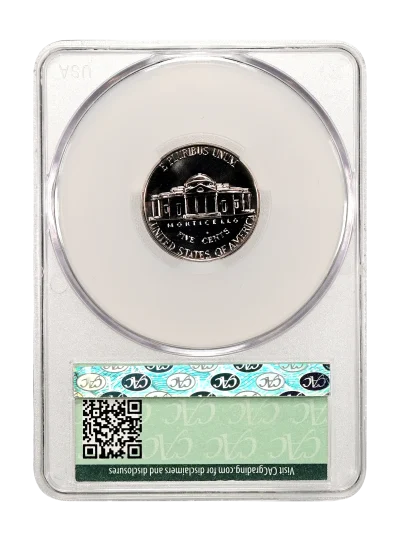 CAC Grading Coin Reverse