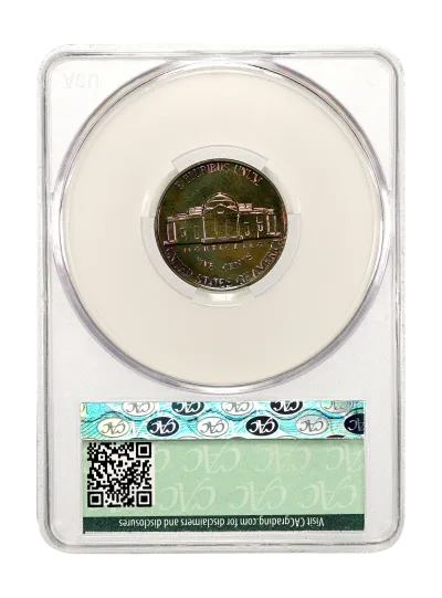 CAC Grading Coin Reverse