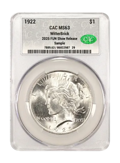 CAC Grading Coin Obverse
