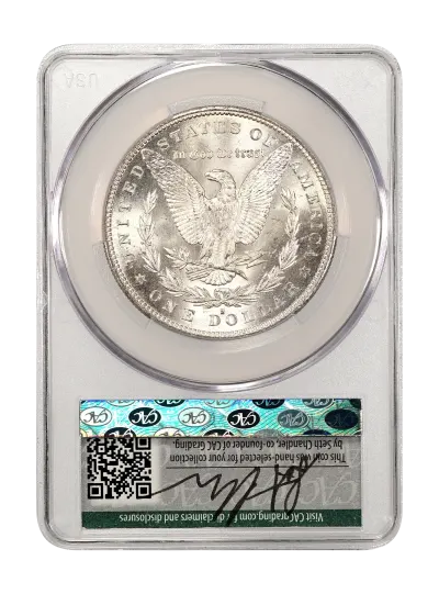 CAC Grading Coin Reverse