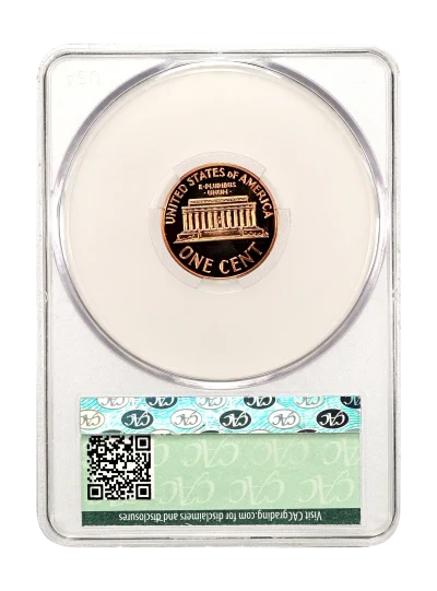CAC Grading Coin Reverse