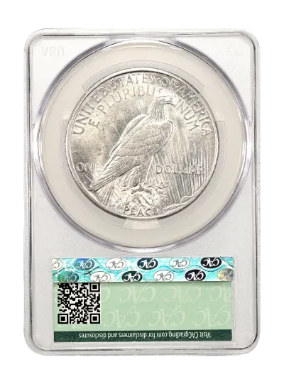 CAC Grading Coin Reverse