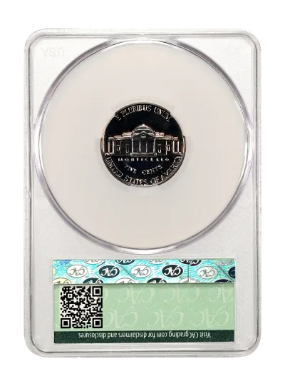Jefferson Nickels, Proof | 1962 5c (Proof) PR66 CACG Certification ...
