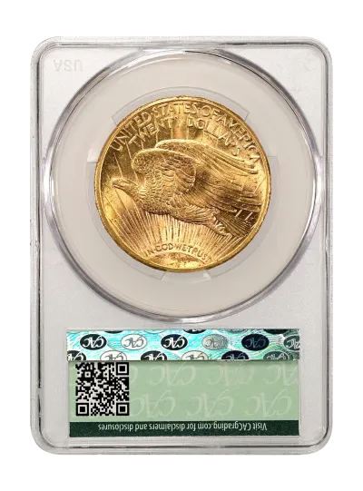 CAC Grading Coin Reverse