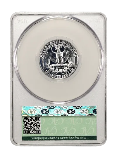 CAC Grading Coin Reverse