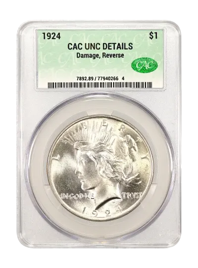 CAC Grading Coin Obverse
