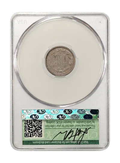 CAC Grading Coin Reverse