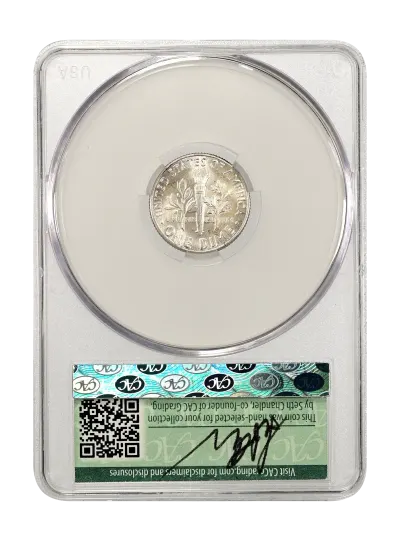 CAC Grading Coin Reverse
