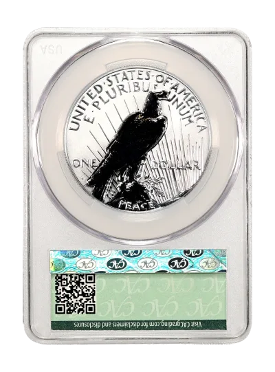 CAC Grading Coin Reverse