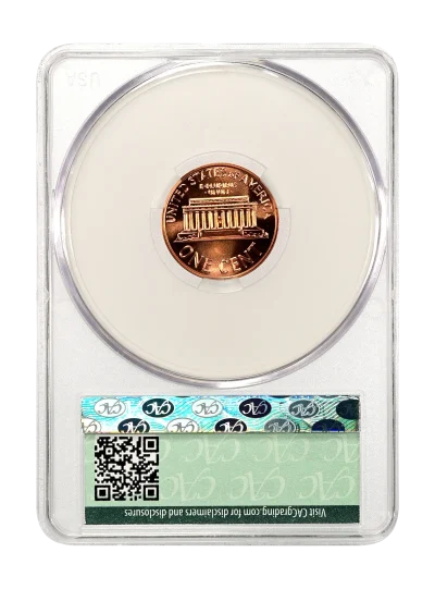 CAC Grading Coin Reverse