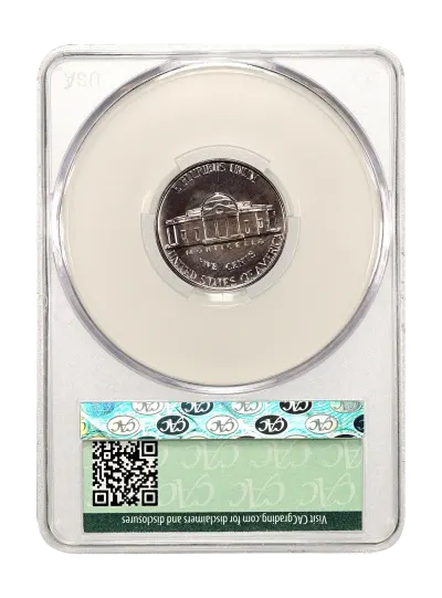 CAC Grading Coin Reverse