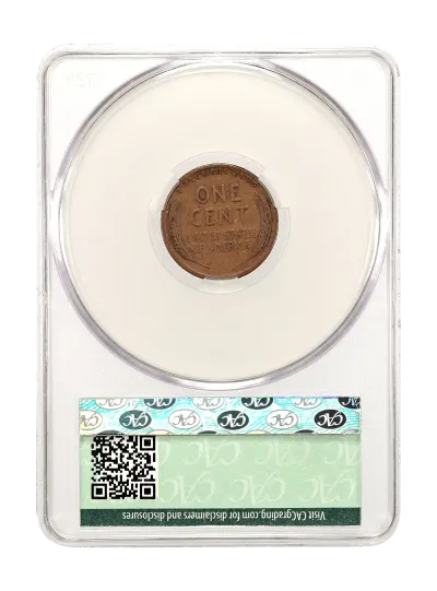 CAC Grading Coin Reverse