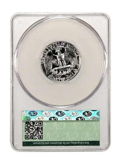 CAC Grading Coin Reverse