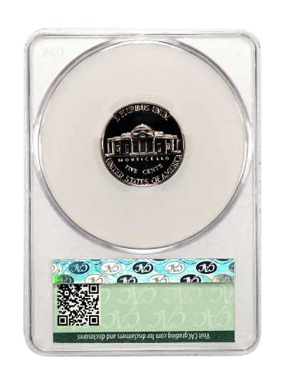 CAC Grading Coin Reverse